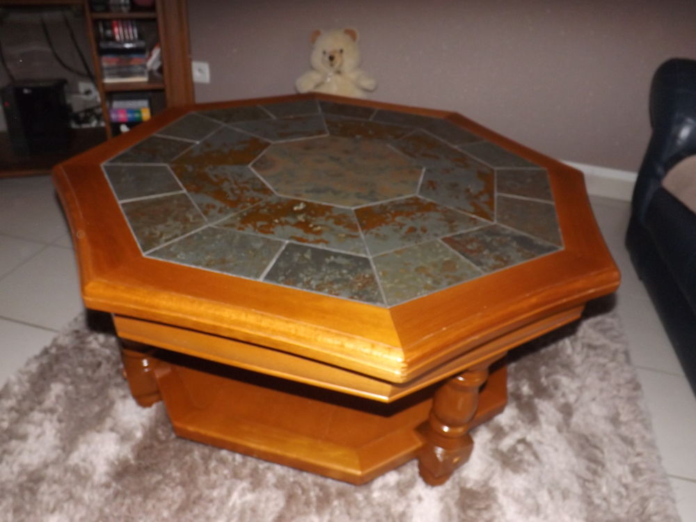 TABLE BASSE OCTOGONALE Meubles