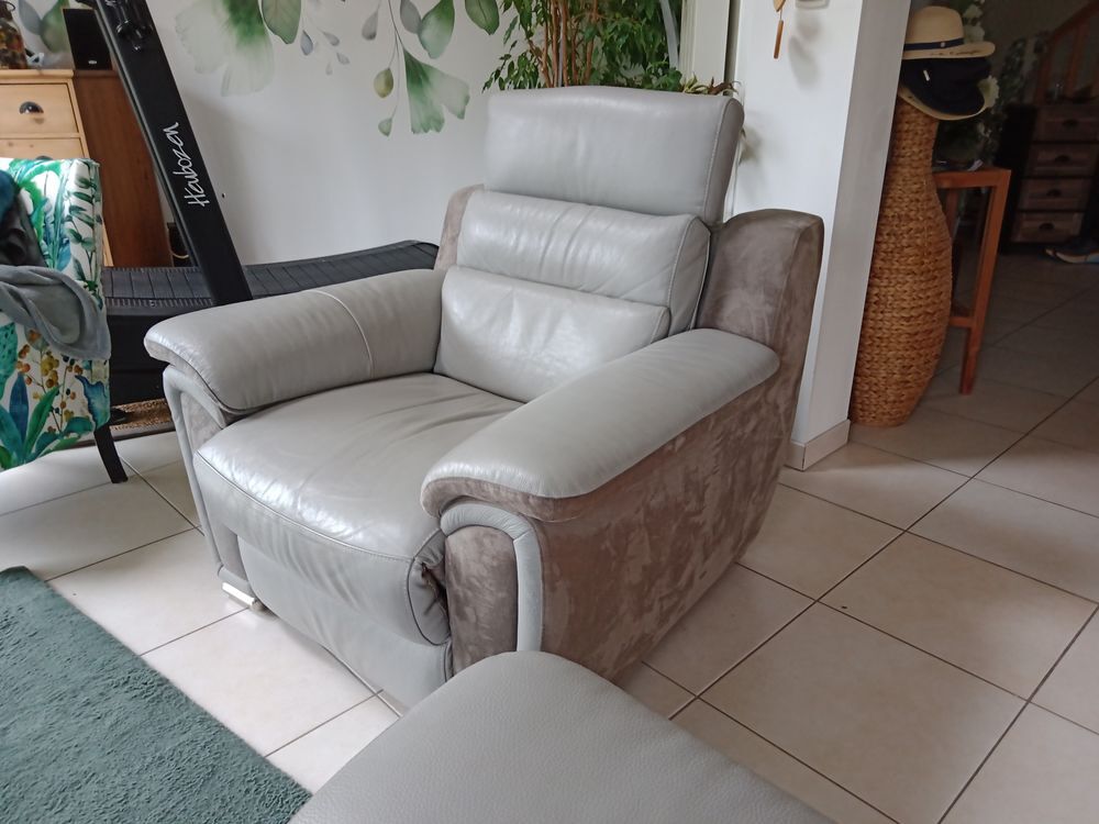 Canap&eacute;+ Fauteuil relax avec appuis t&ecirc;te r&eacute;glable Meubles
