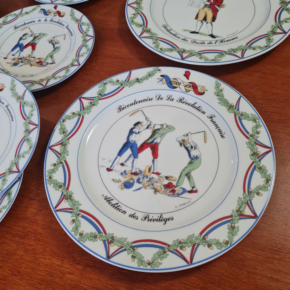 Edition limit&eacute;, Assiette Bicentenaire de la R&eacute;volution Fran&ccedil; 
