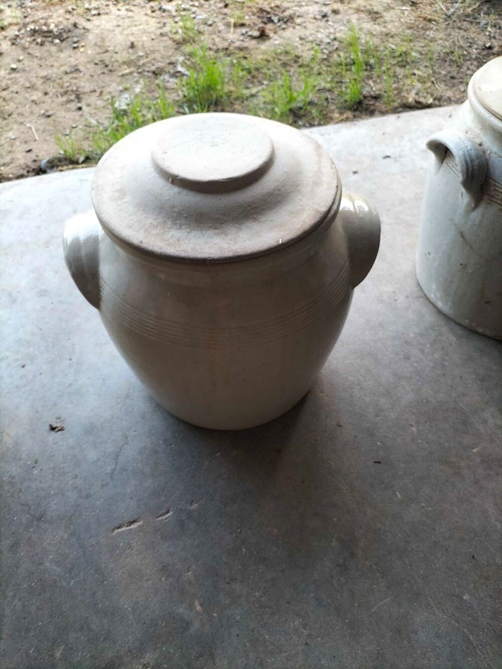 Jarre saloir cruche biche Jardin
