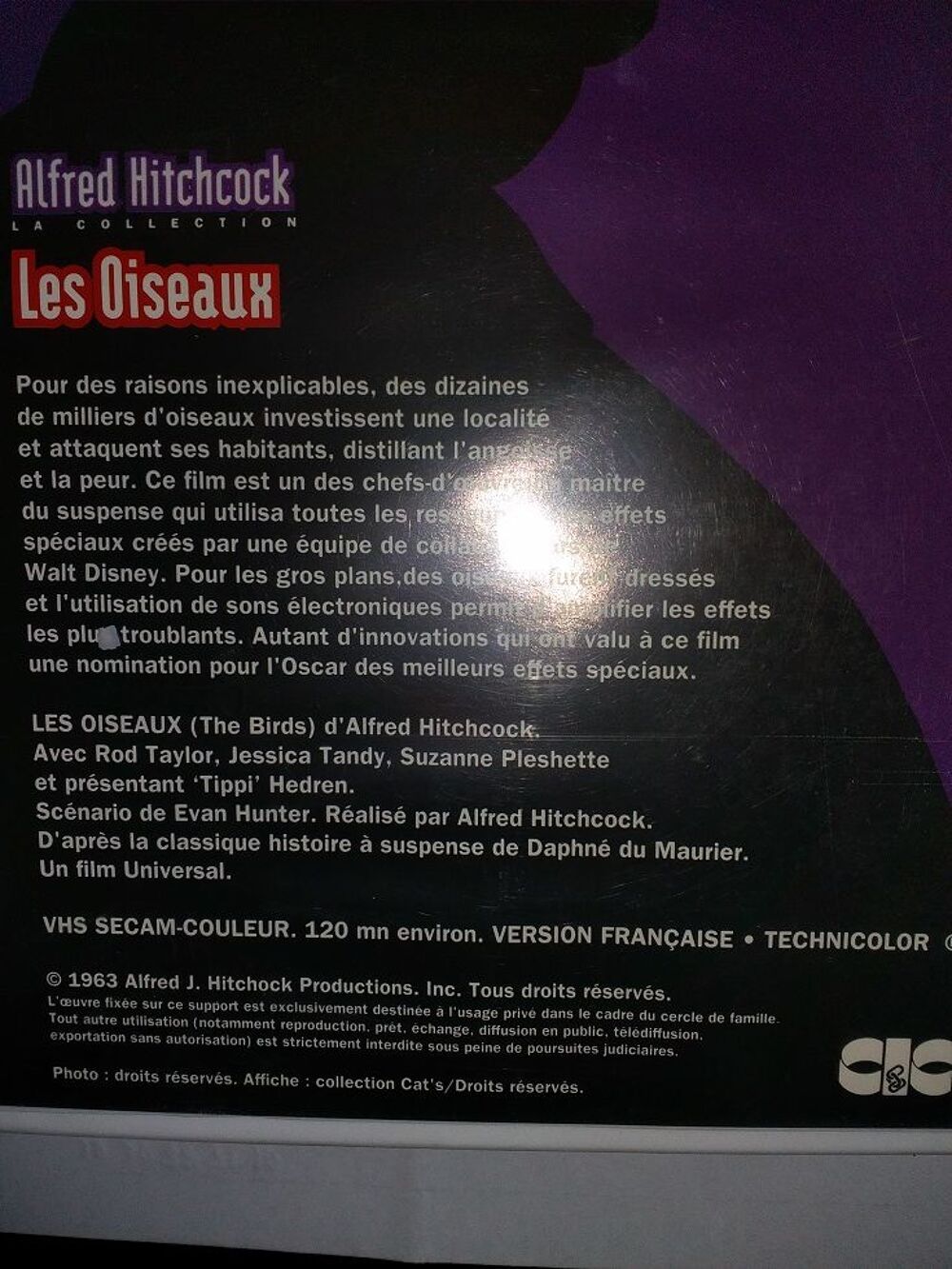 CASSETTE VHS Les Oiseaux d'Alfred Hitchock CD et vinyles