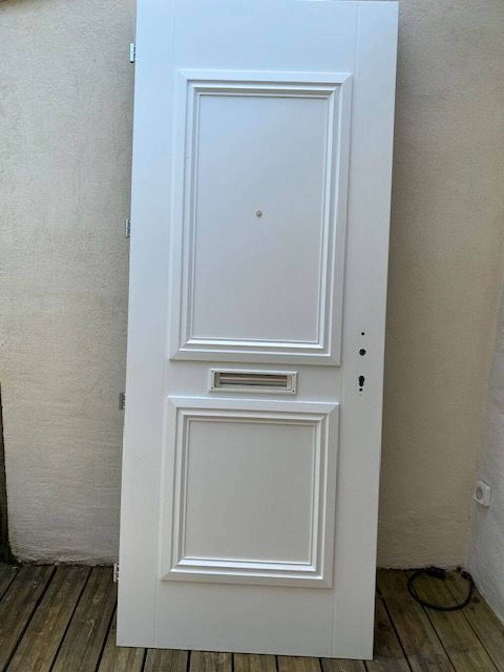Porte d'entr&eacute;e aluminium Bricolage