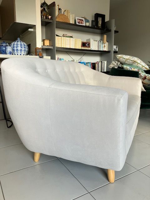 Canap style scandinave 200 Bordeaux (33)