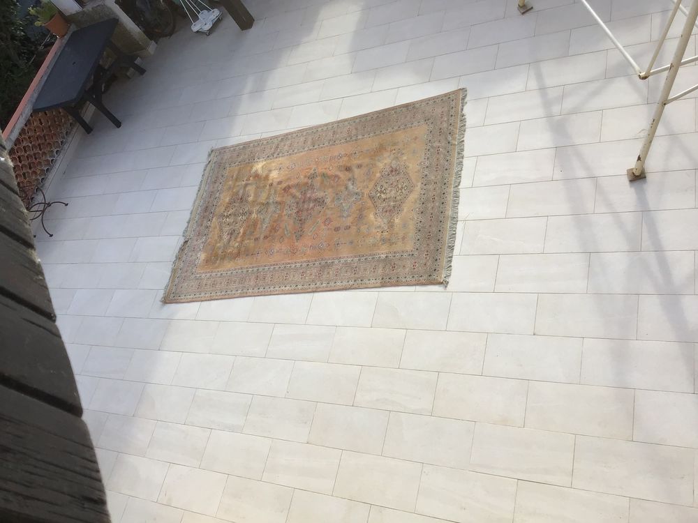 Tapis de salon 190 cm X 280 cm laine/soie Décoration