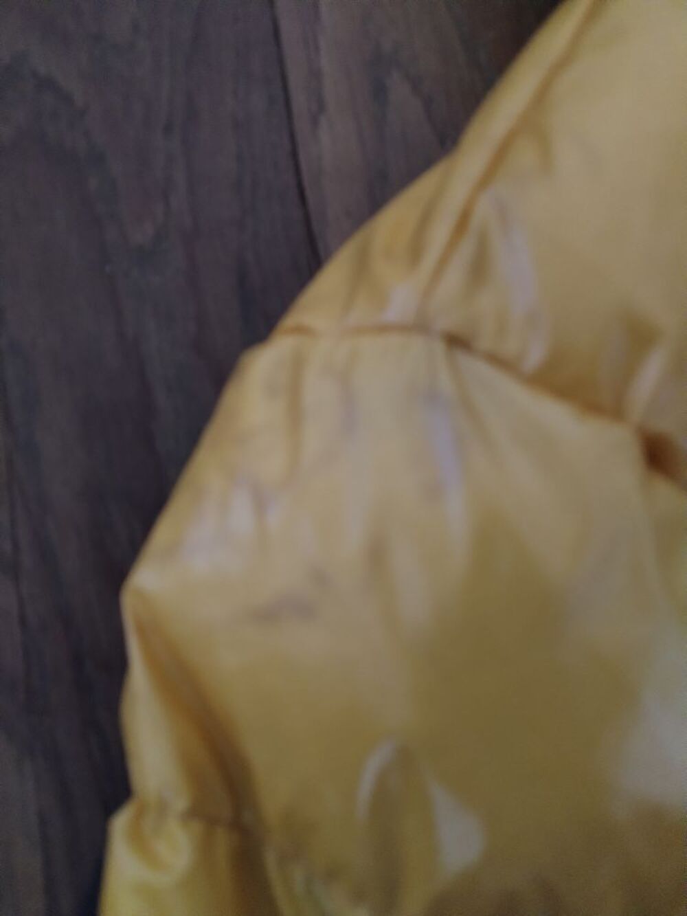 Doudoune jaune brillante homme taille S Vêtements