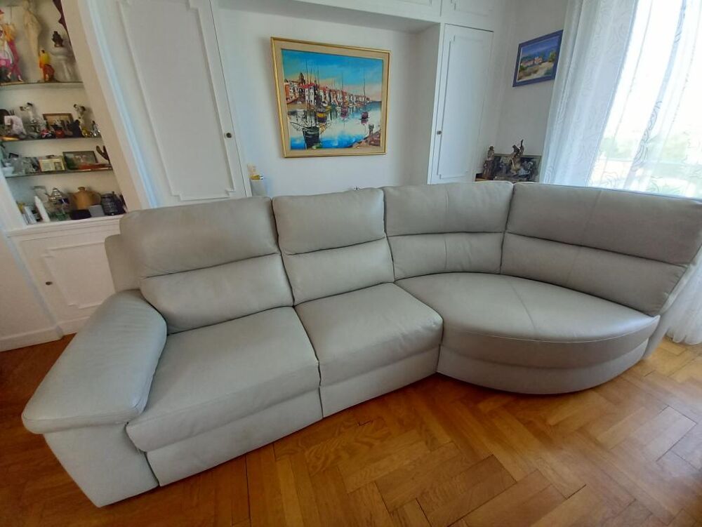 Canap&eacute; d'angle avec relaxe &eacute;lectrique Poltronesof&agrave; Meubles