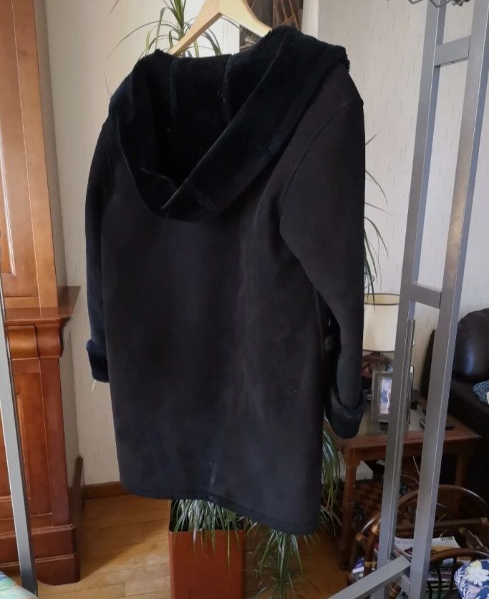 Manteau femme hiver noir T40 Vtements