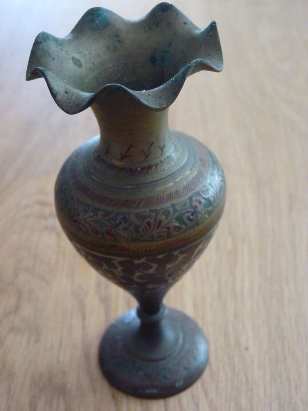 Vase laiton ancien Décoration