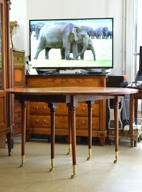 Table style Louis XVI en merisier �poque 19�me 750 Pantin (93)