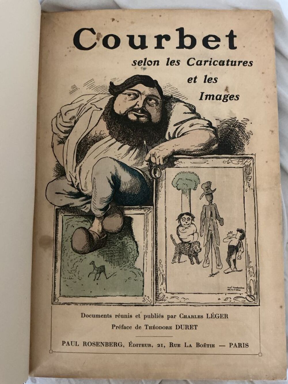 Courbet 1920 selon les caricatures 