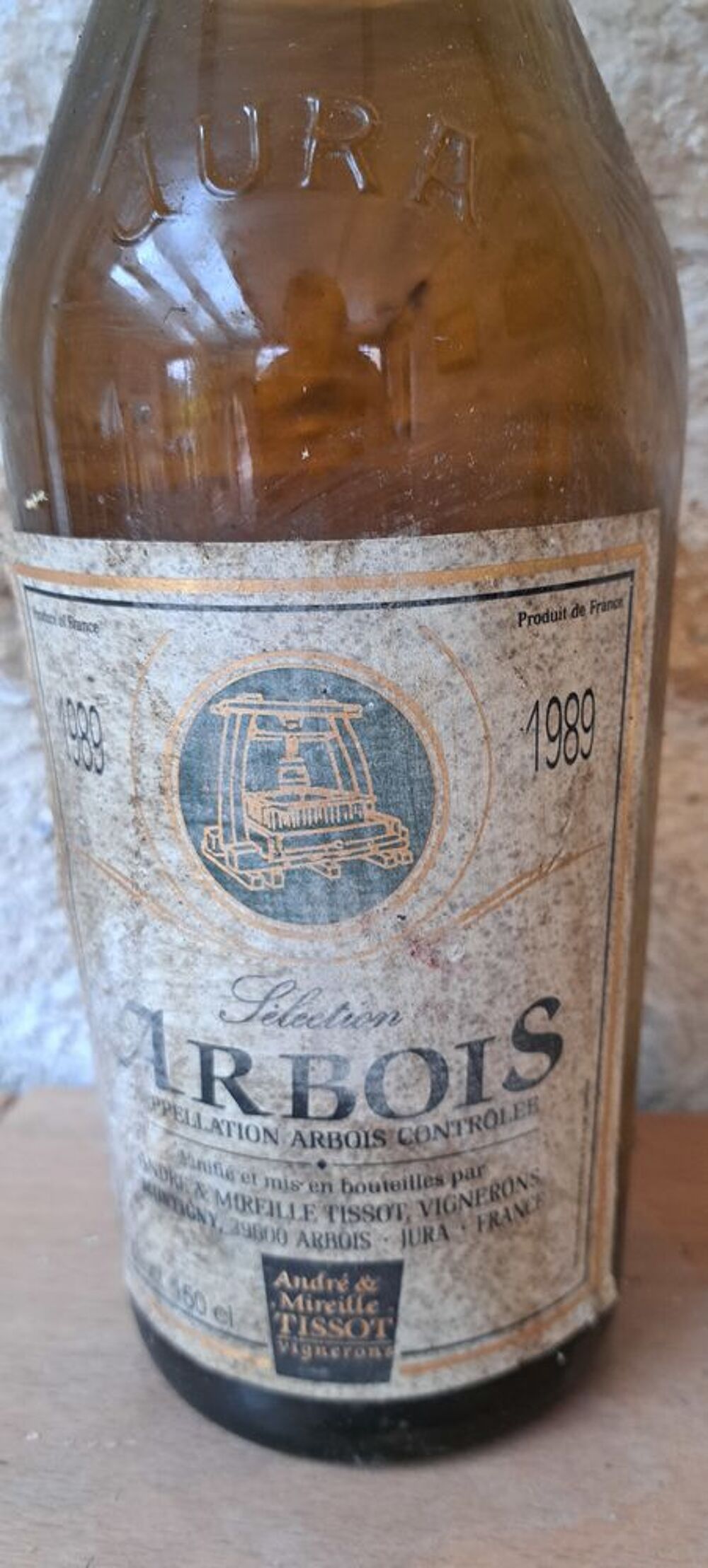 Magnum ARBOIS "S&eacute;lection" 1989 Andr&eacute; et Mireille TISSOT 