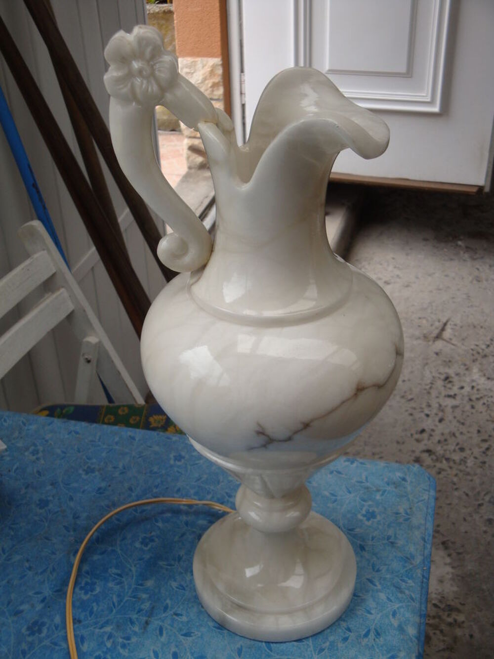 lampe marbr&eacute; Décoration