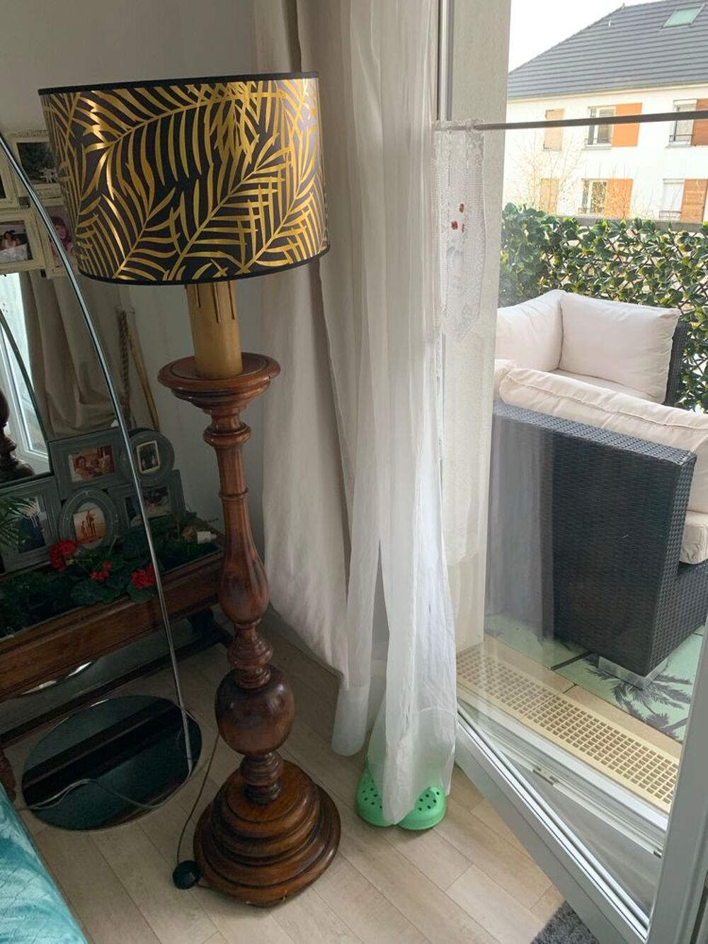 lampadaire en ch&ecirc;ne massif Meubles