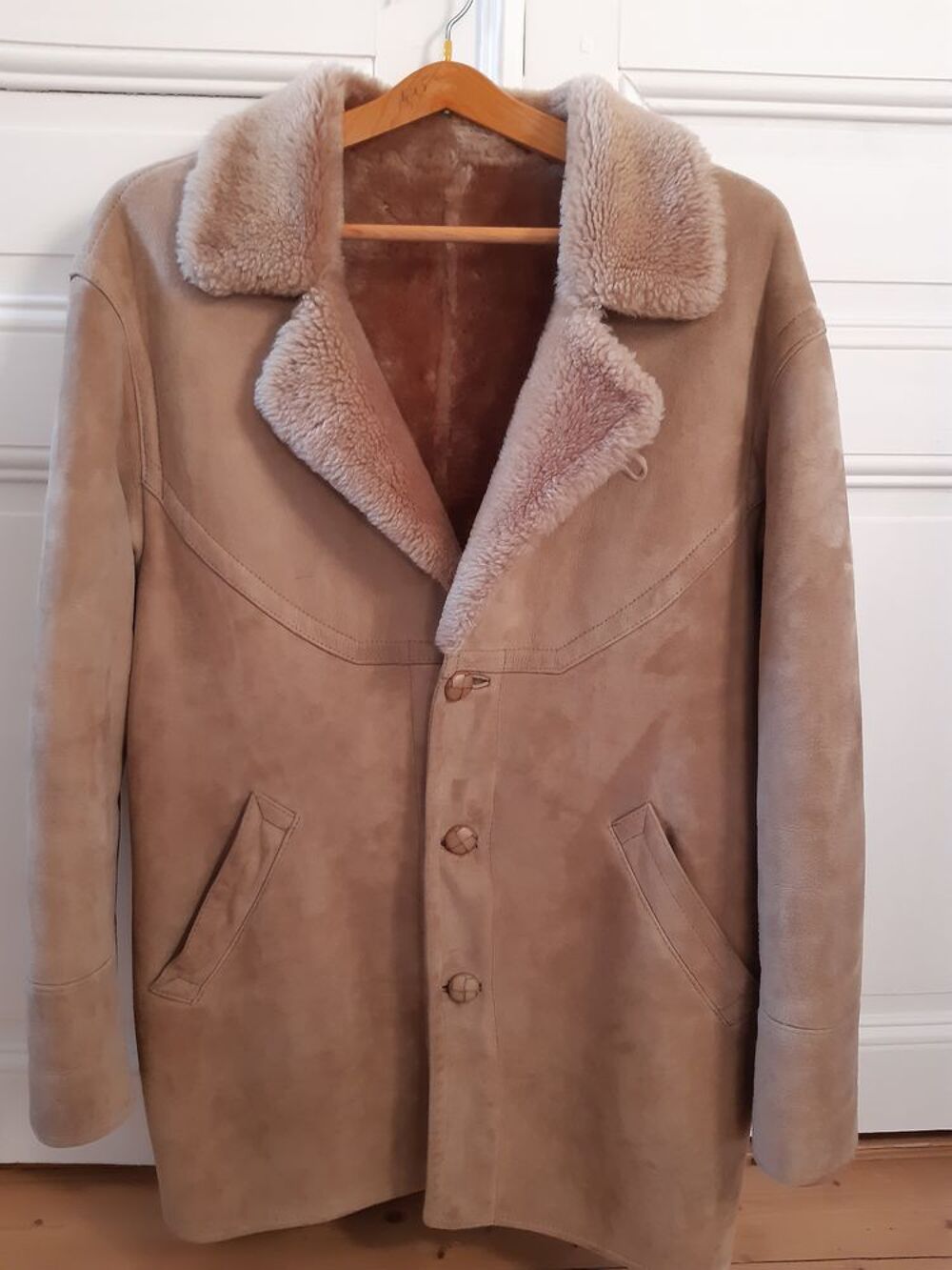 Parka homme agneau retourn&eacute; Vêtements