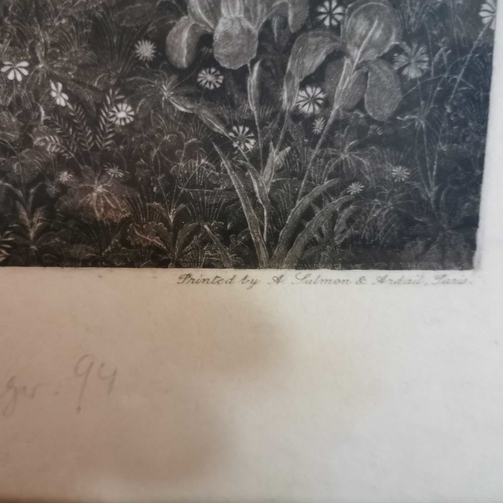 Gravure, Estampe, Eau-forte All&eacute;gorie du printemps Décoration