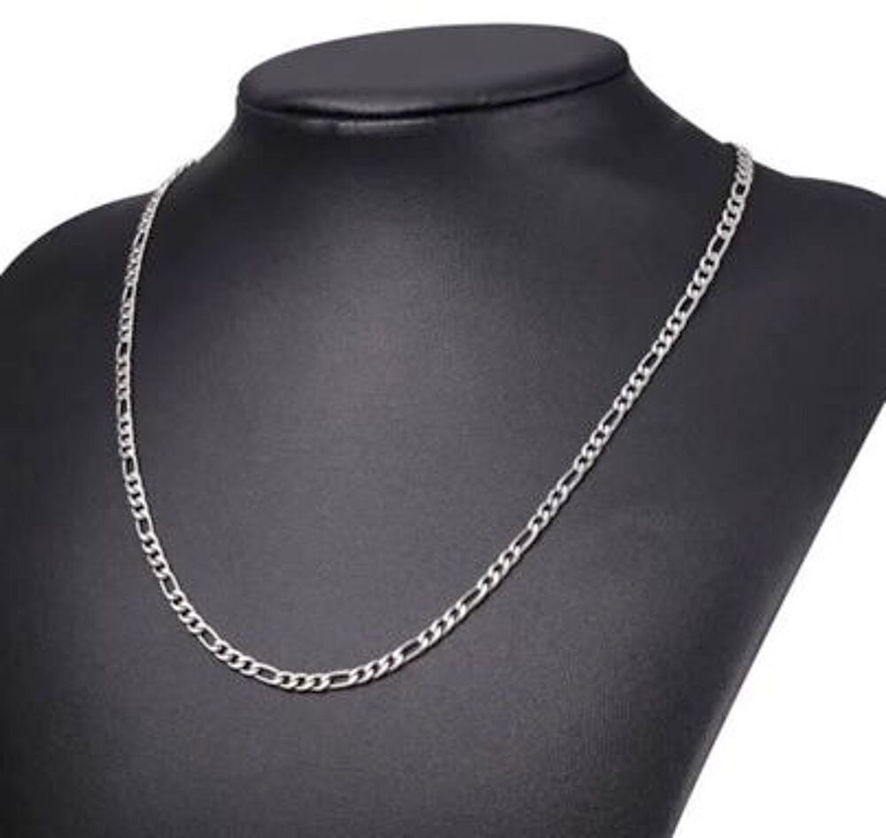 Cha&icirc;ne argent (925) maille "figaro"
45cm - 2.9mm -4.6g Bijoux et montres