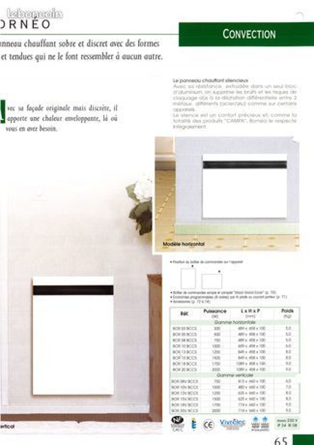 Radiateur CAMPA - Parfait &eacute;tat Electroménager
