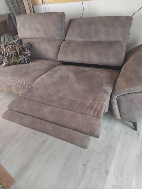 Canapé relax tissu taupe 700€ 700 Albertville (73)