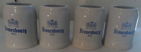 4 chopes neuves KRONENBOURG 1664 en faïence - collector
50 Castries (34)