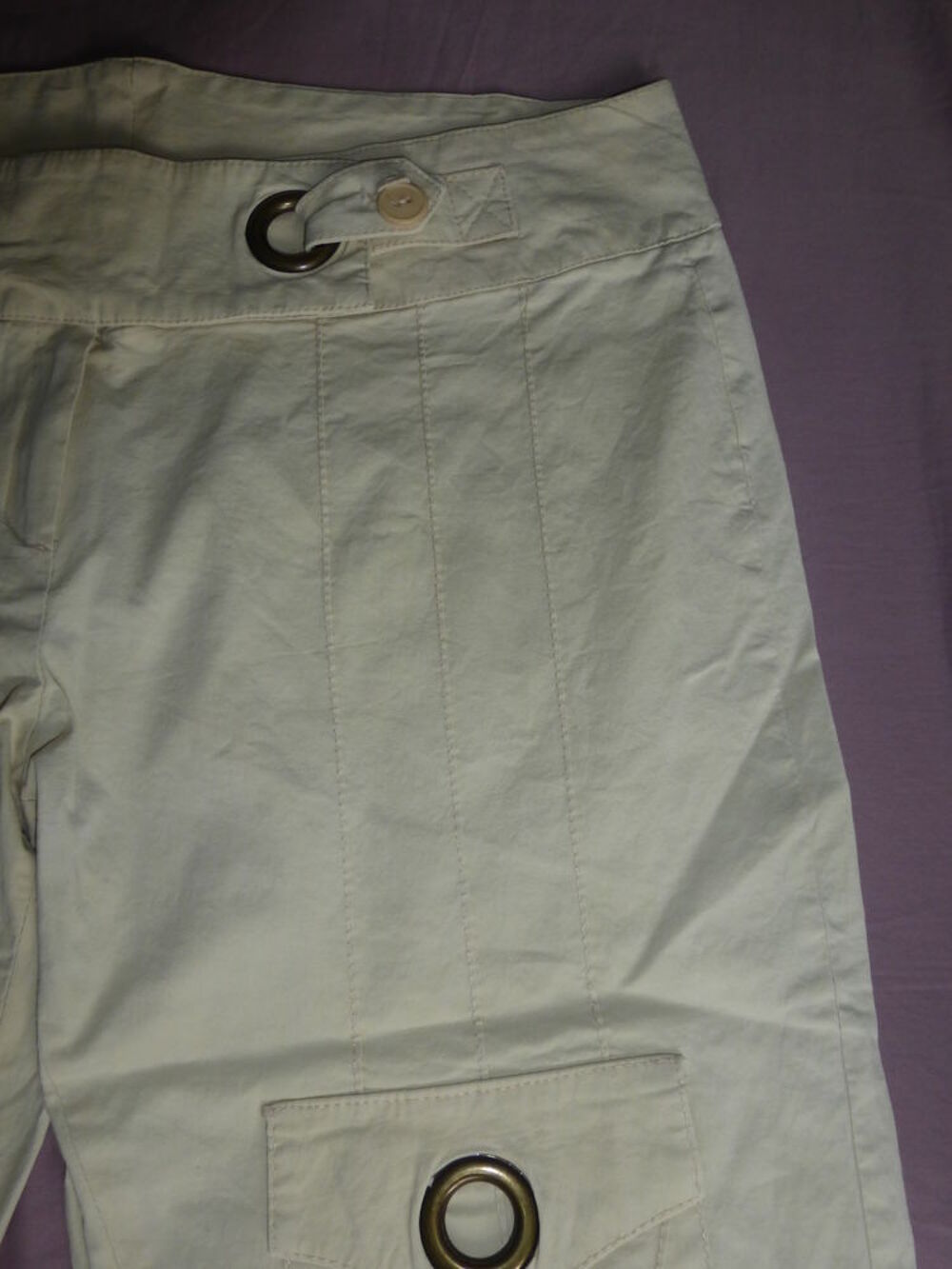 PANTACOURT beige clair - 44 Vêtements