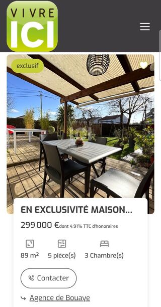  Maison � vendre 5 pi�ces 90 m� La montagne