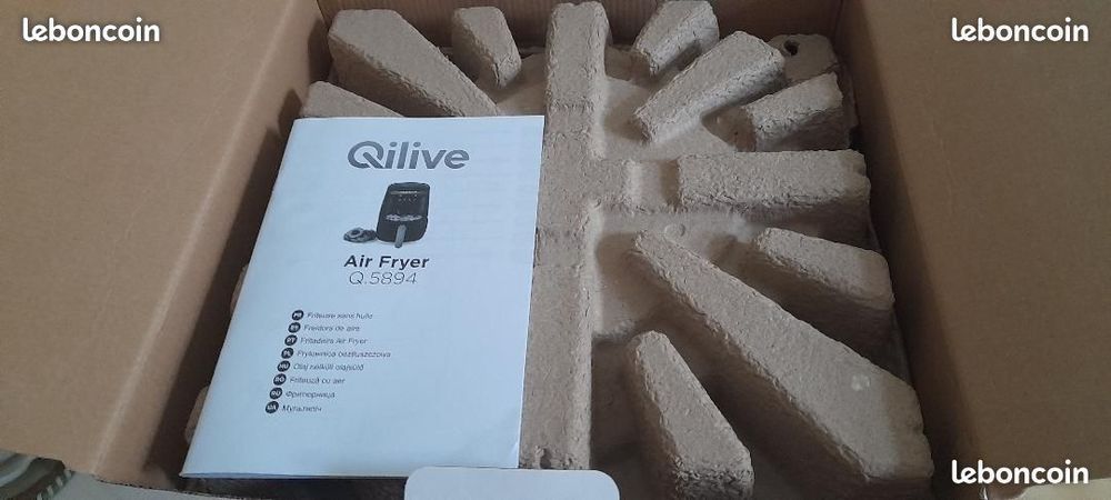 Friteuse Airfrayer qilive toute neuve (double emploi) Electroménager