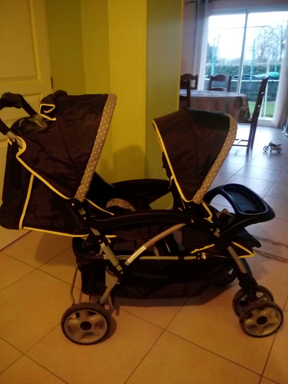 poussette double Vertbaudet Puériculture