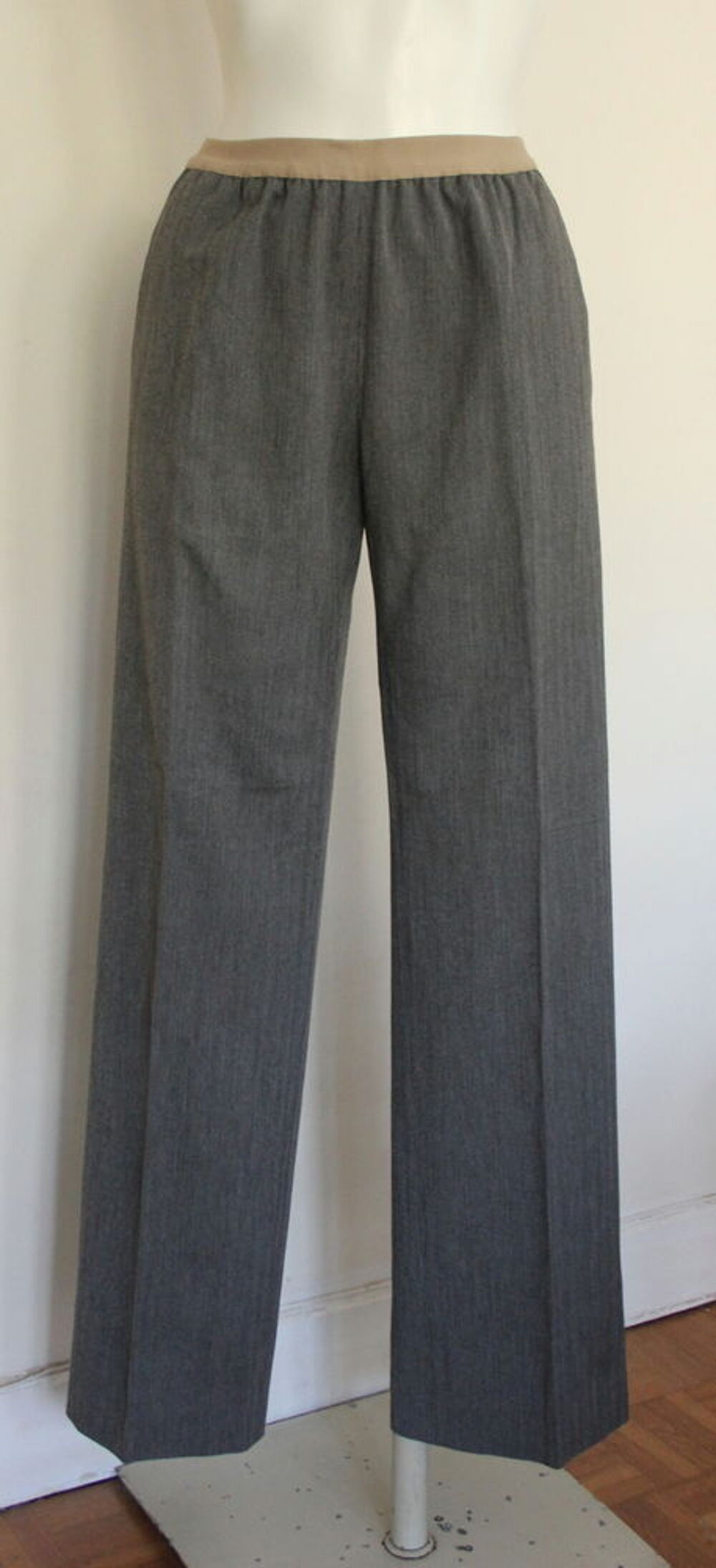 Pantalon gris &amp; beige MAISON MARTIN MARGIELA T.38 Vêtements
