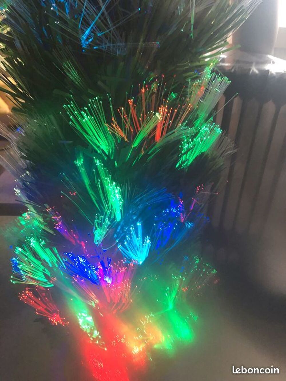 Arbre de Noel fibre optique, neuf Décoration