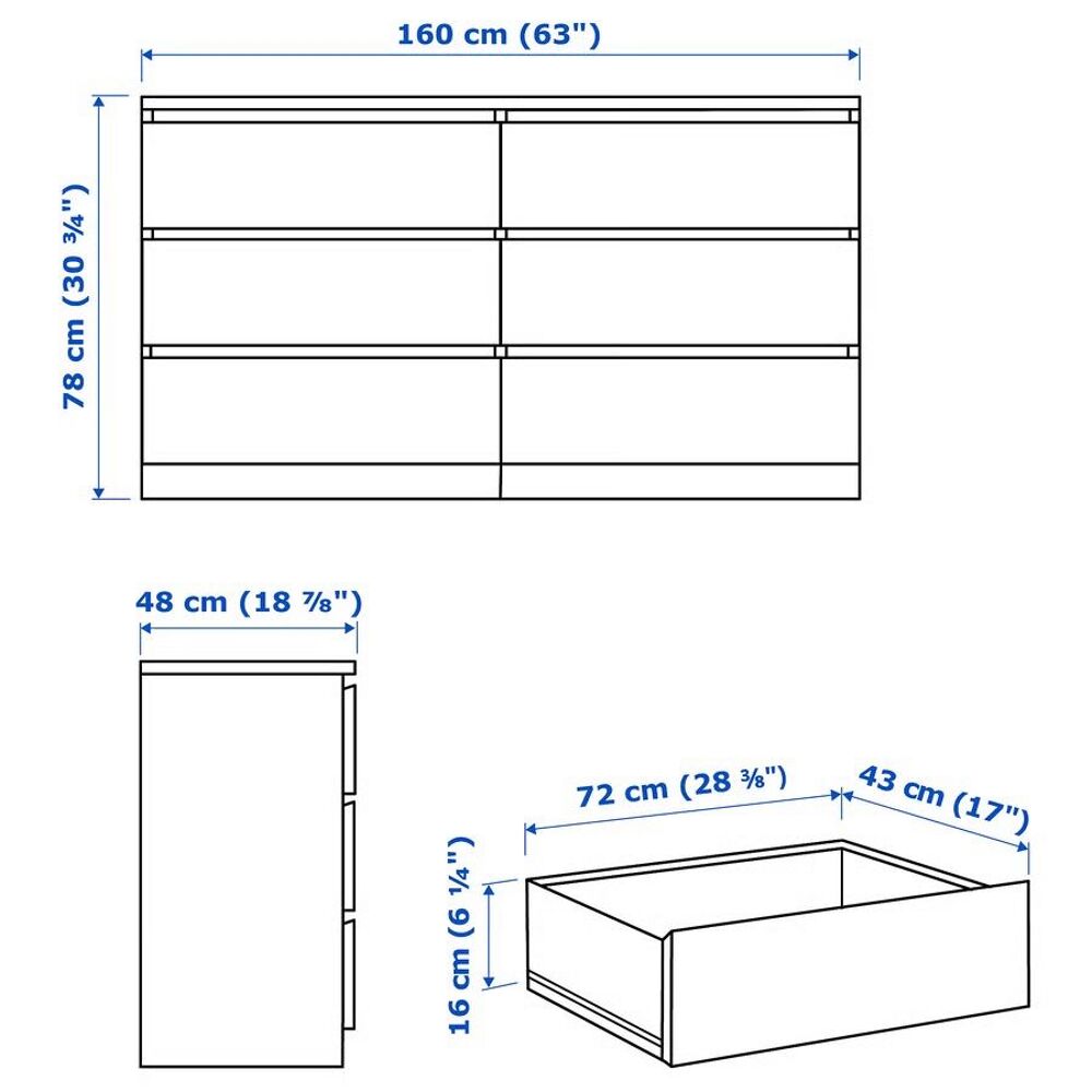 Commode IKEA MALM 160x78 cm
Meubles