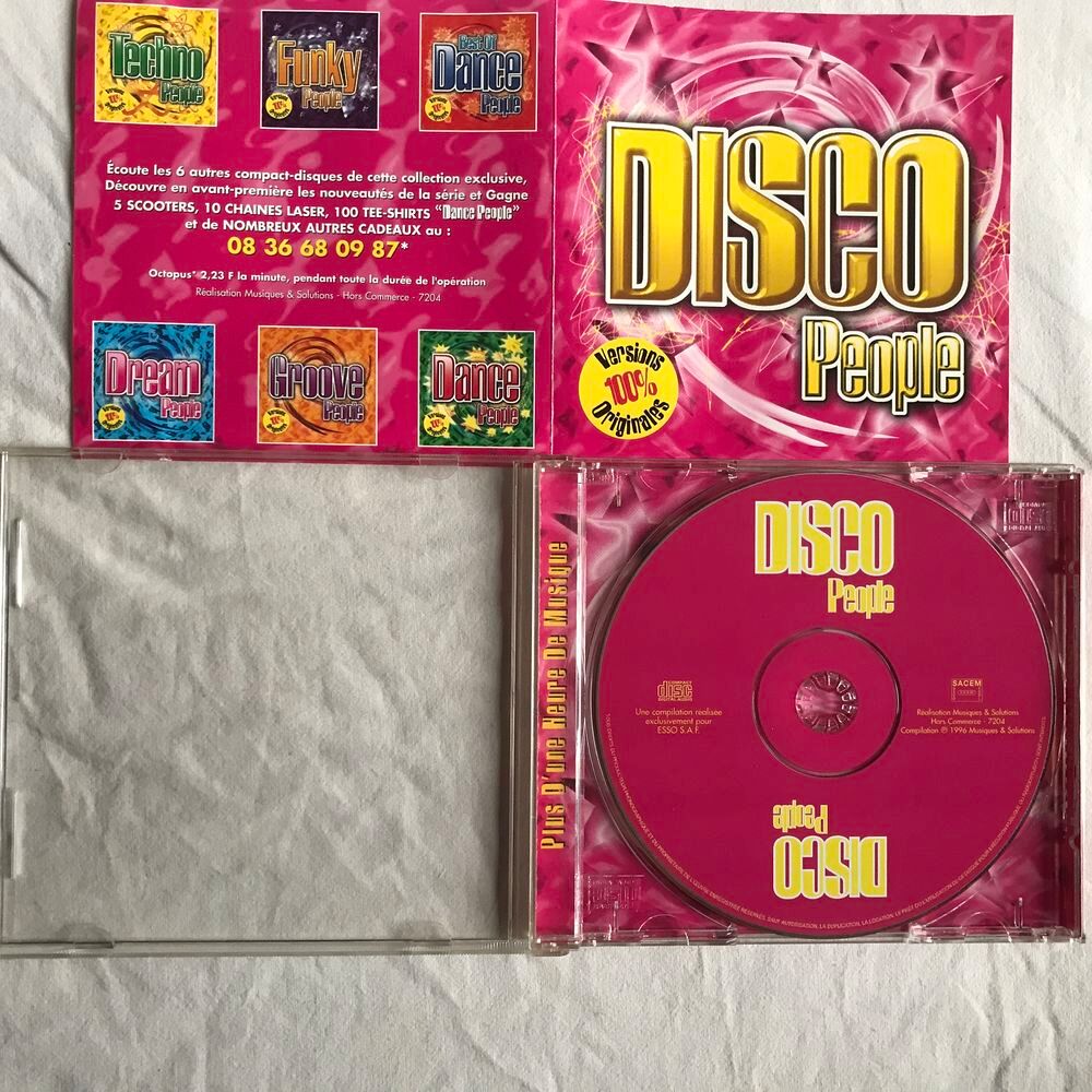 CD Disco People Vol.1 Versions 100% Originales ESSO Collect CD et vinyles