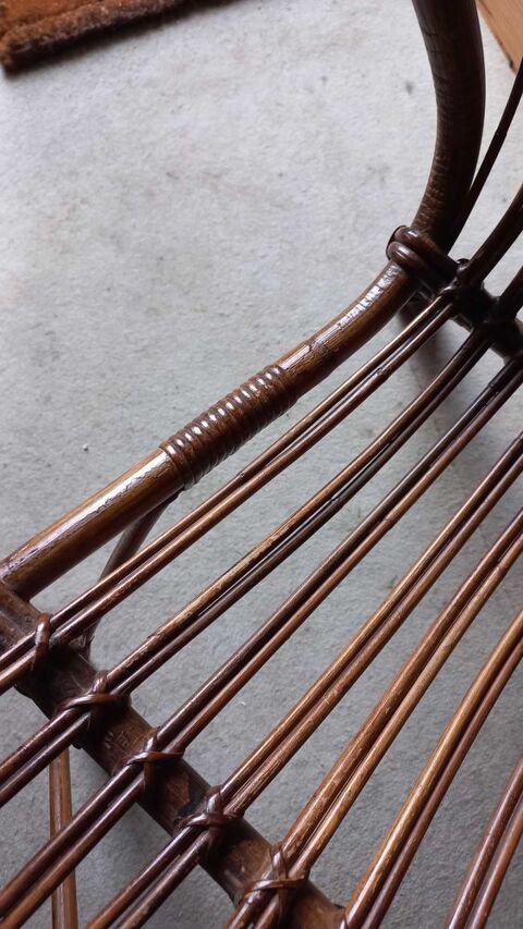 fauteuil en rotin vintage années 80 Caen (14)