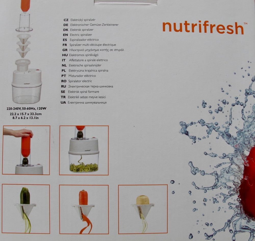 Robot coupe l&eacute;gumes &eacute;lectrique, spiraliser Electroménager