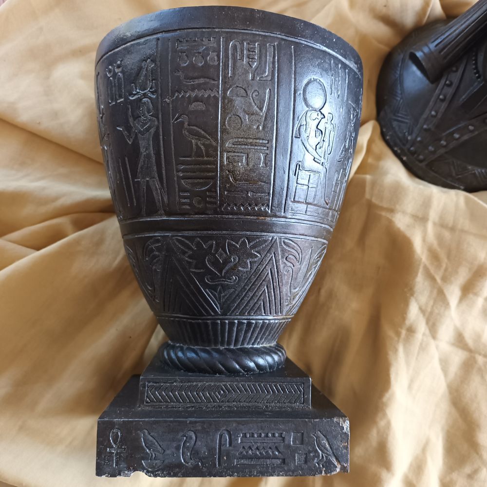 vase canope egypte pharaon momie d&eacute;co salon egyptien rome Décoration