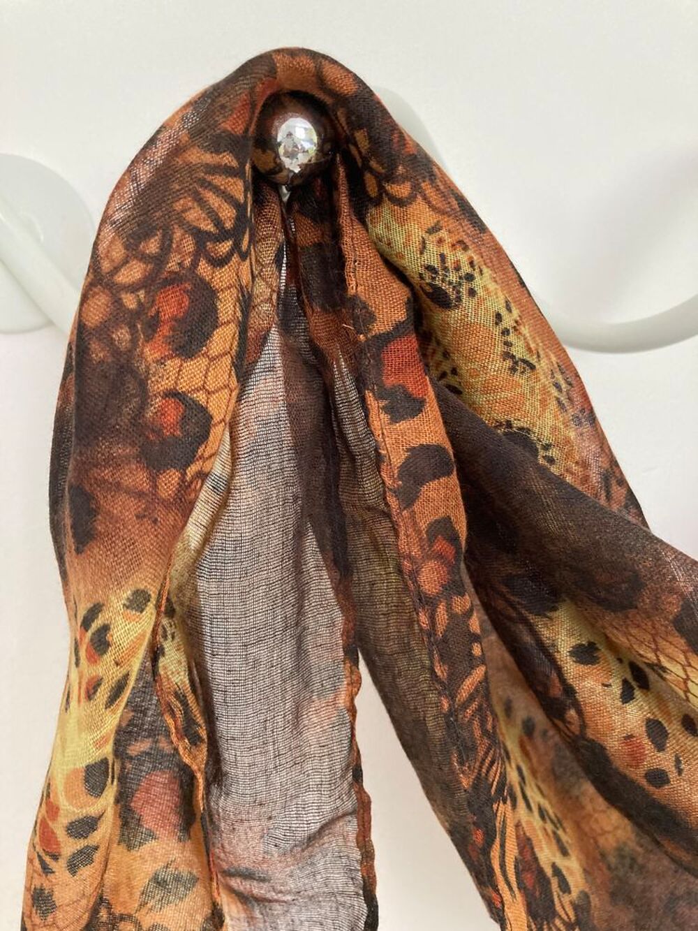 Foulard carr&eacute; imprim&eacute; Vêtements