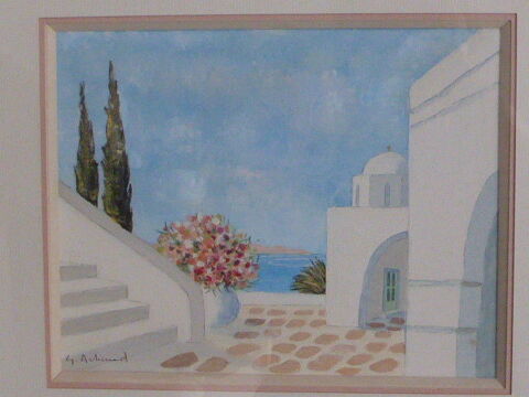 Tableau aquarelle gouache G Artaud 30 Rueil-Malmaison (92)