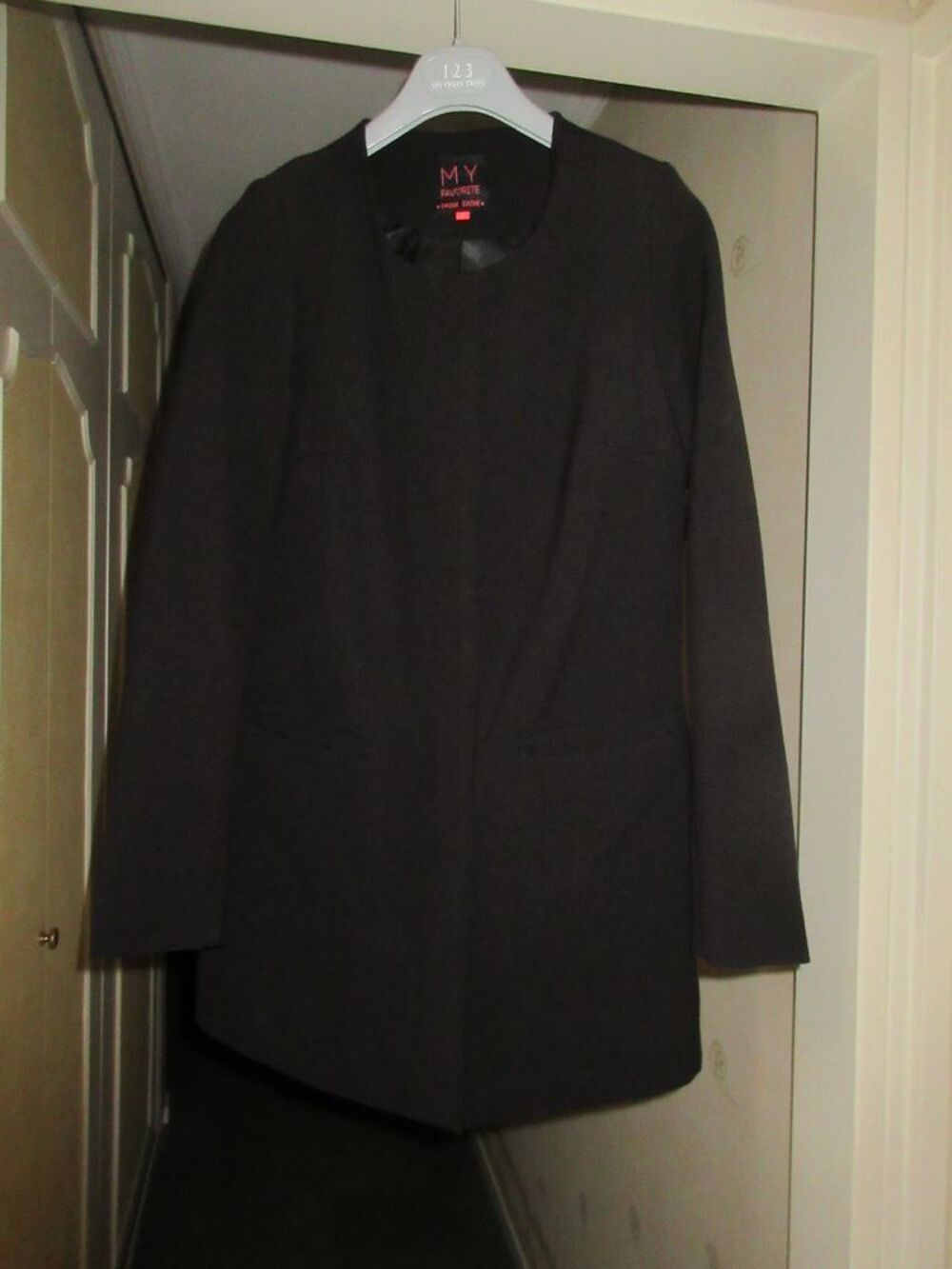 Manteau noir Vêtements