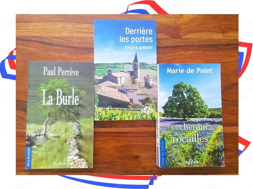 France, R&eacute;gions, Terroirs - Lot 3 romans Terre De Poche Livres et BD
