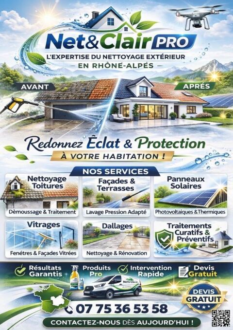 Nettoyage Demoussage Toiture Fa&ccedil;ade Terrasse 0 42000 Saint-�tienne