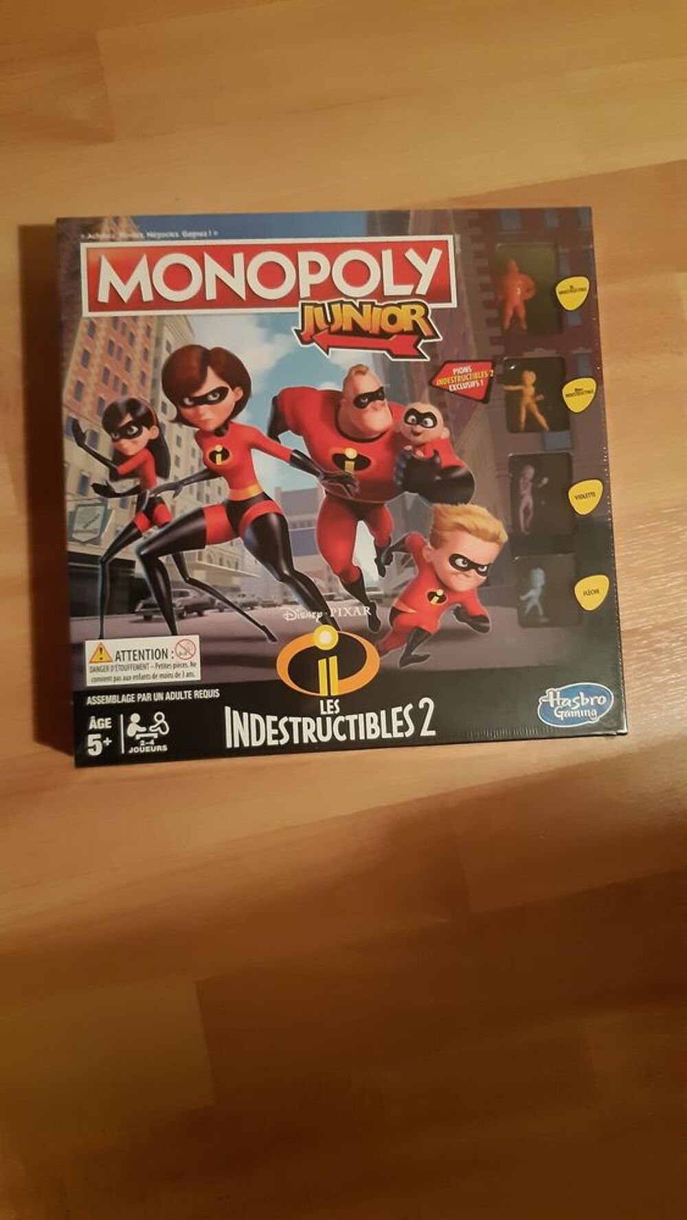 Jeu Monopoly Junior, Les indestructibles 2 Jeux / jouets
