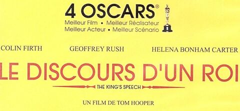 LE DISCOURS D'UN ROI format : DVD état neuf 2 Pontoise (95)