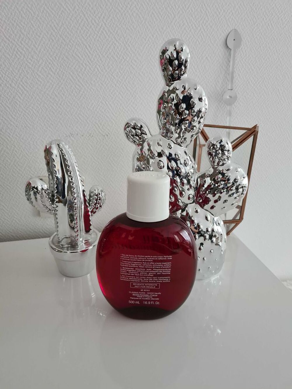Flacon Clarins Eau Dynamisante 500ml Maroquinerie