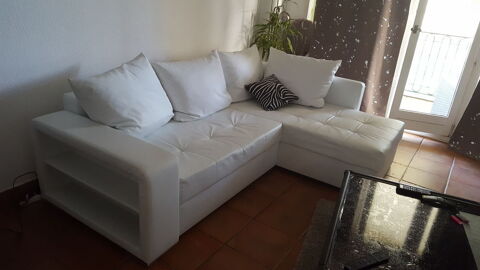 Canap d'angle simili cuir 590 Mougins (06)