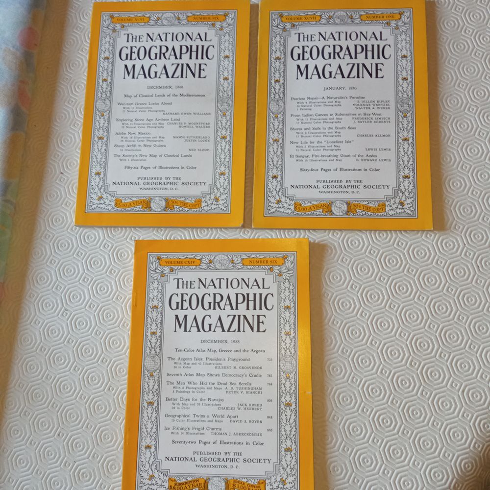 collection revues NATIONAL GEOGRAPHIC EN ANGLAIS Meubles