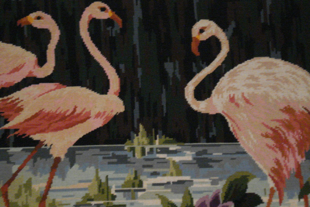 tableau tapisserie les flamands rose Dcoration