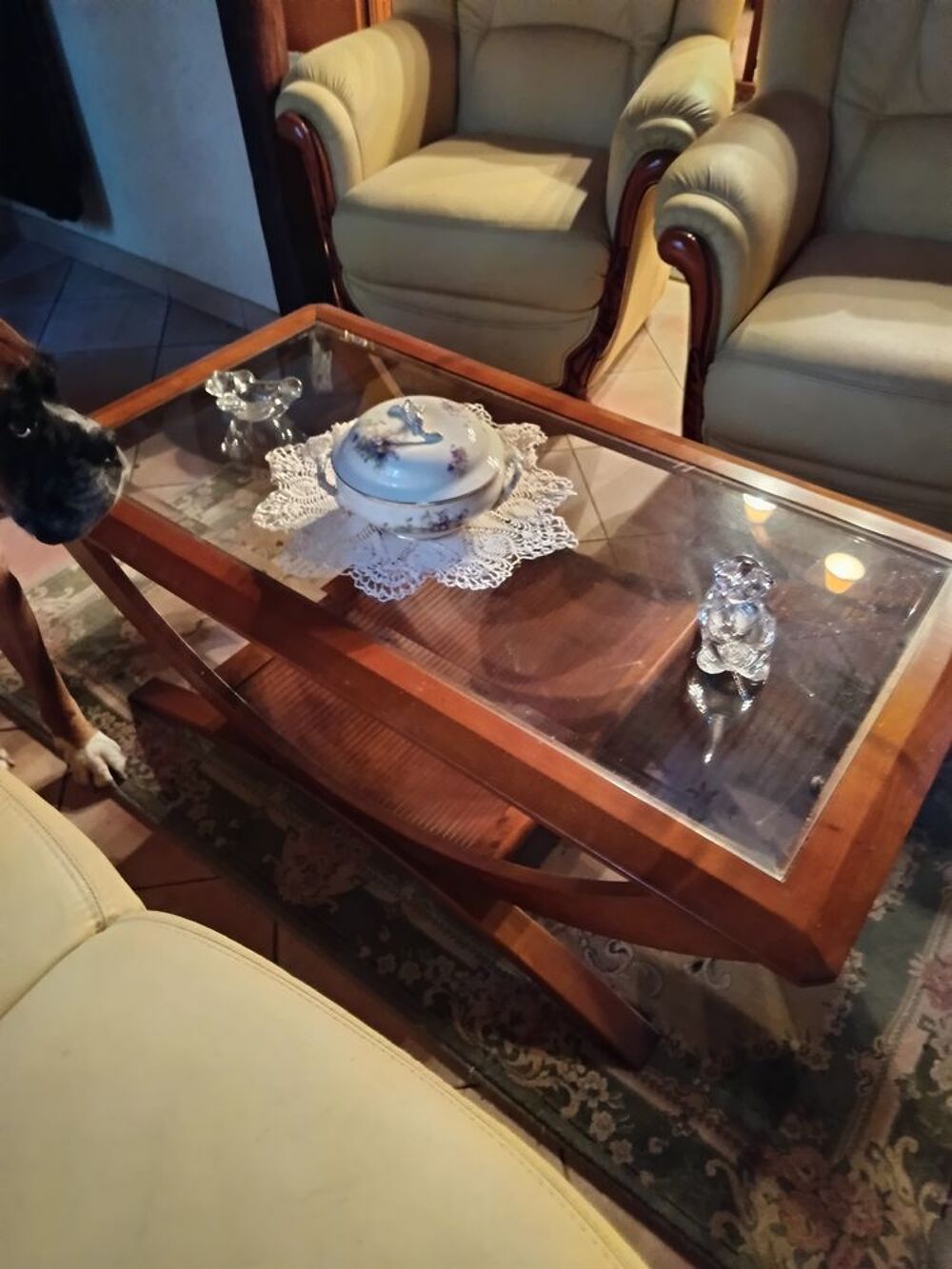 TABLE BASSE EN MERISIER Meubles