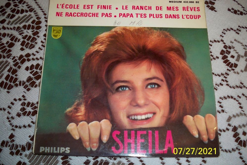 SHEILA 45 TOURS "L'ECOLE EST FINIE"
Audio et hifi