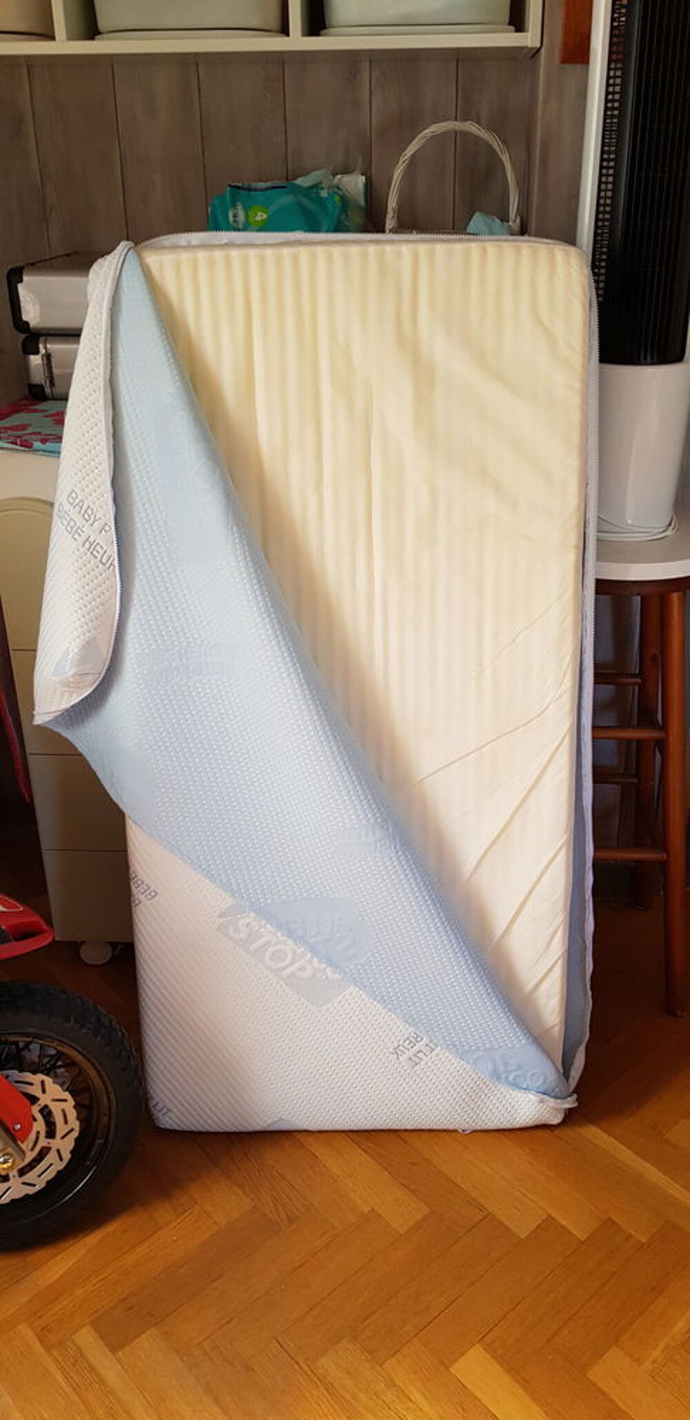 Matelas b&eacute;b&eacute; Allergo Stop 60 x 120cm de P'tit Lit Mobilier enfants
