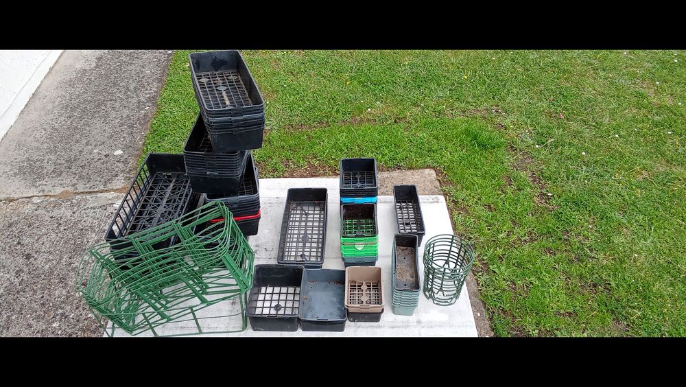 GROS LOT DE BARQUETTES POUR POTS SEMIS Jardin