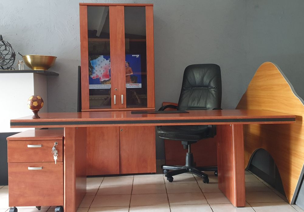 Bureau direction acajou OFFICE DEPOT Meubles